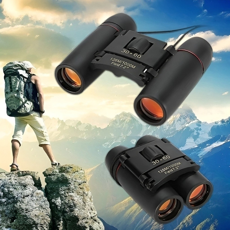 دوربین شکاری دوچشمی اورجینال جیبی و تاشو BINOCULARS (ارسال رایگان و خرید قسطی)
