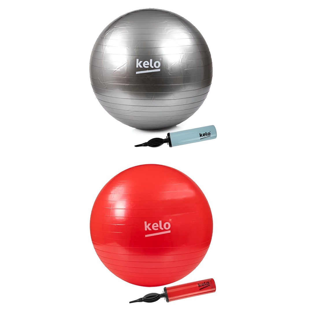 توپ جیم بال صاف اعلا مارک KELO سایز 75 و 85 با تلمبه (ارسال رایگان و خرید قسطی)