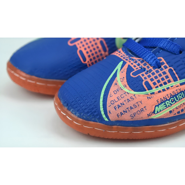 کفش فوتسال بچگانه اعلا رنگ آبی و قرمز سایز 30 تا 34