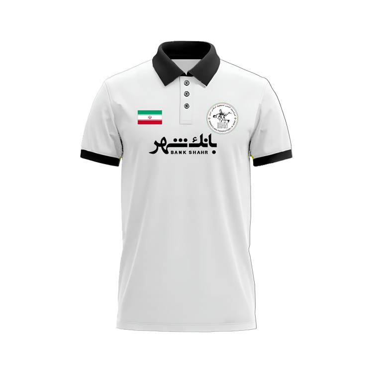تیشرت کشتی سه دکمه یقه دار اعلا سایز M تا 3XL