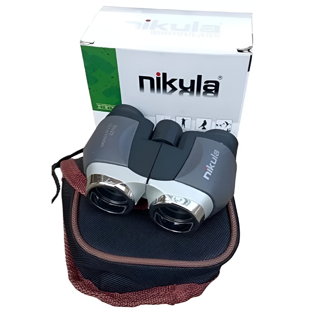 دوربین شکاری دوچشمی کوهنوردی اورجینال NIKULA 10x22 (ارسال رایگان و خرید قسطی)