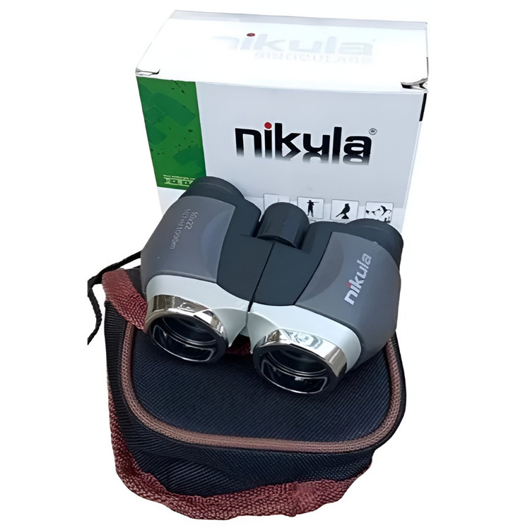 دوربین شکاری دوچشمی کوهنوردی اورجینال NIKULA 10x22 (ارسال رایگان و خرید قسطی)