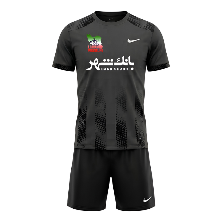 ست تیشرت و شورت کشتی پارچه اعلا سایز XS تا 2XL