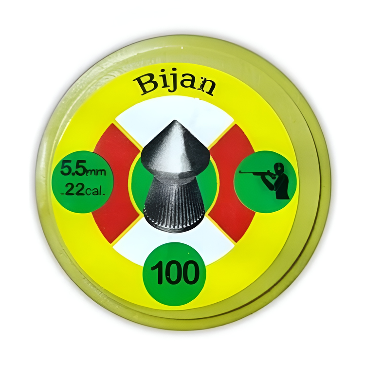 ساچمه تفنگ بادی، تیر تفنگ بادی اصلی کالیبر 4.5 و 5.5 نوک تیز