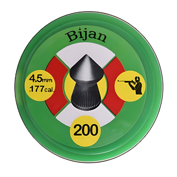 ساچمه تفنگ بادی، تیر تفنگ بادی اصلی کالیبر 4.5 و 5.5 نوک تیز